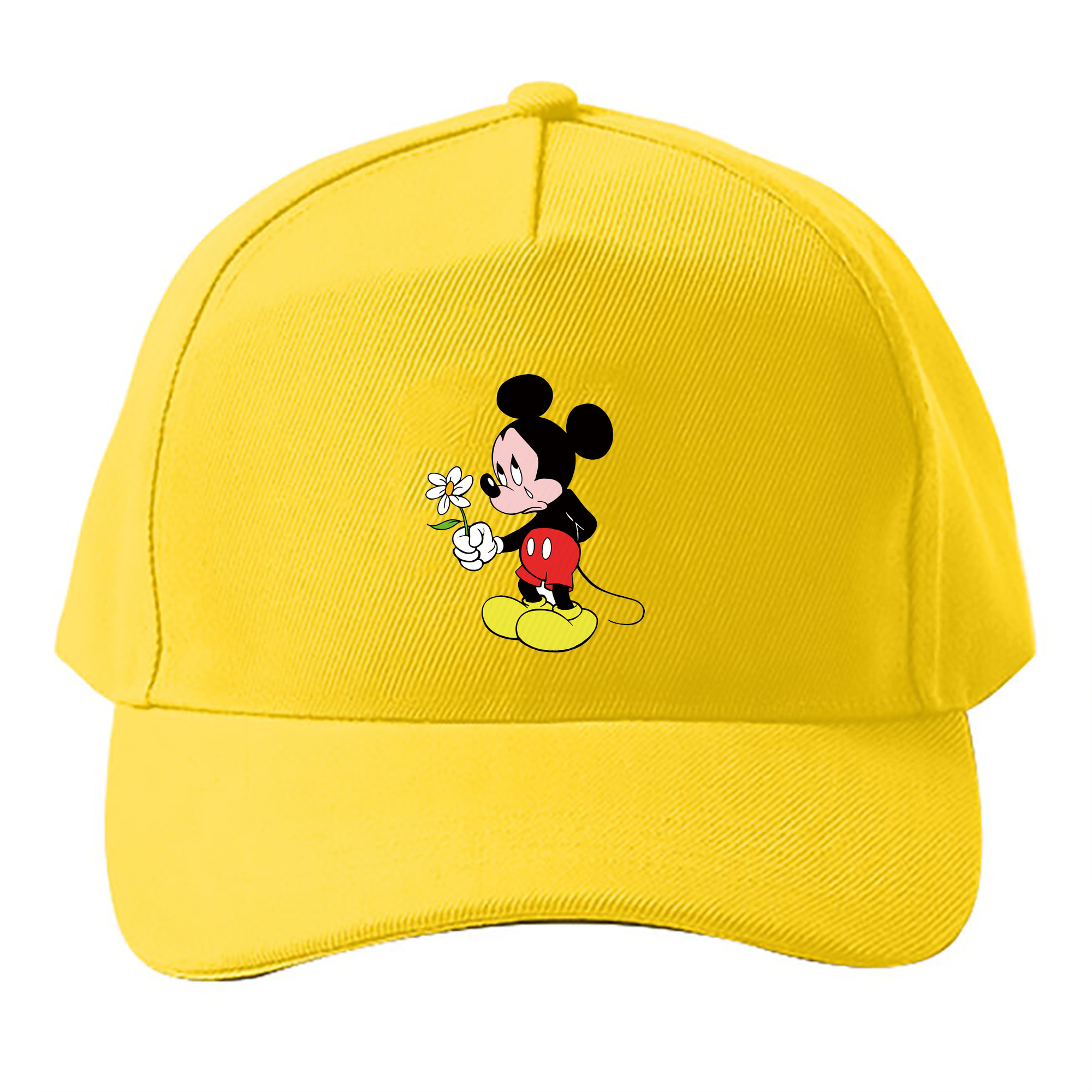 （画像用） ミッキーマウス Mickey Mouse ベースボールキャップ 綿100％ 男女兼用 帽子 スポーツ